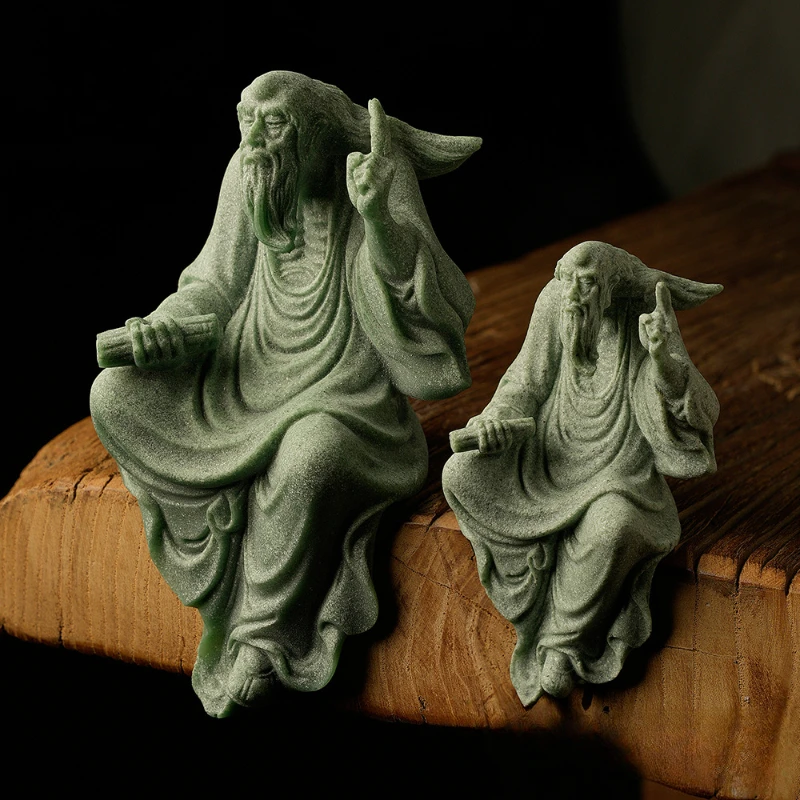 Mini Bonsai Zen Garden - พระพุทธรูปตกแต่งบ้านประติมากรรม Zen ในร่มบอนไซสะสม Figurine Tabletop เครื่องประดับ