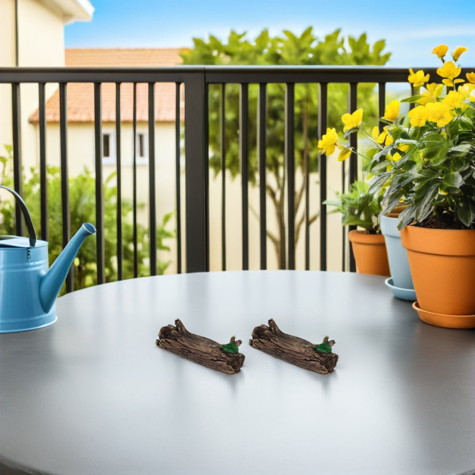 4 ชิ้น ตอไม้เรซิ่นขนาดเล็ก สำห - Mini Bonsai Zen Garden บทวิจารณ์และราคา