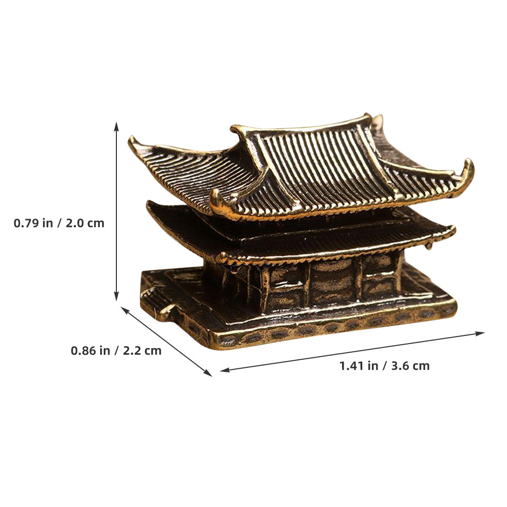 รูปปั้นเจดีย์ทองเหลืองขนาดเล็ก - Mini Bonsai Zen Garden บทวิจารณ์และราคา
