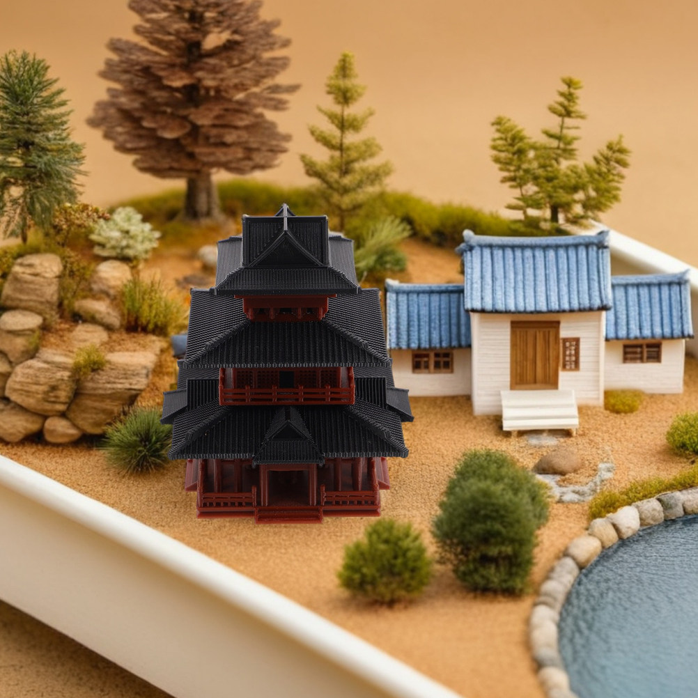 มินิภูมิทัศน์สถาปัตยกรรมเอเชีย - Mini Bonsai Zen Garden บทวิจารณ์และราคา