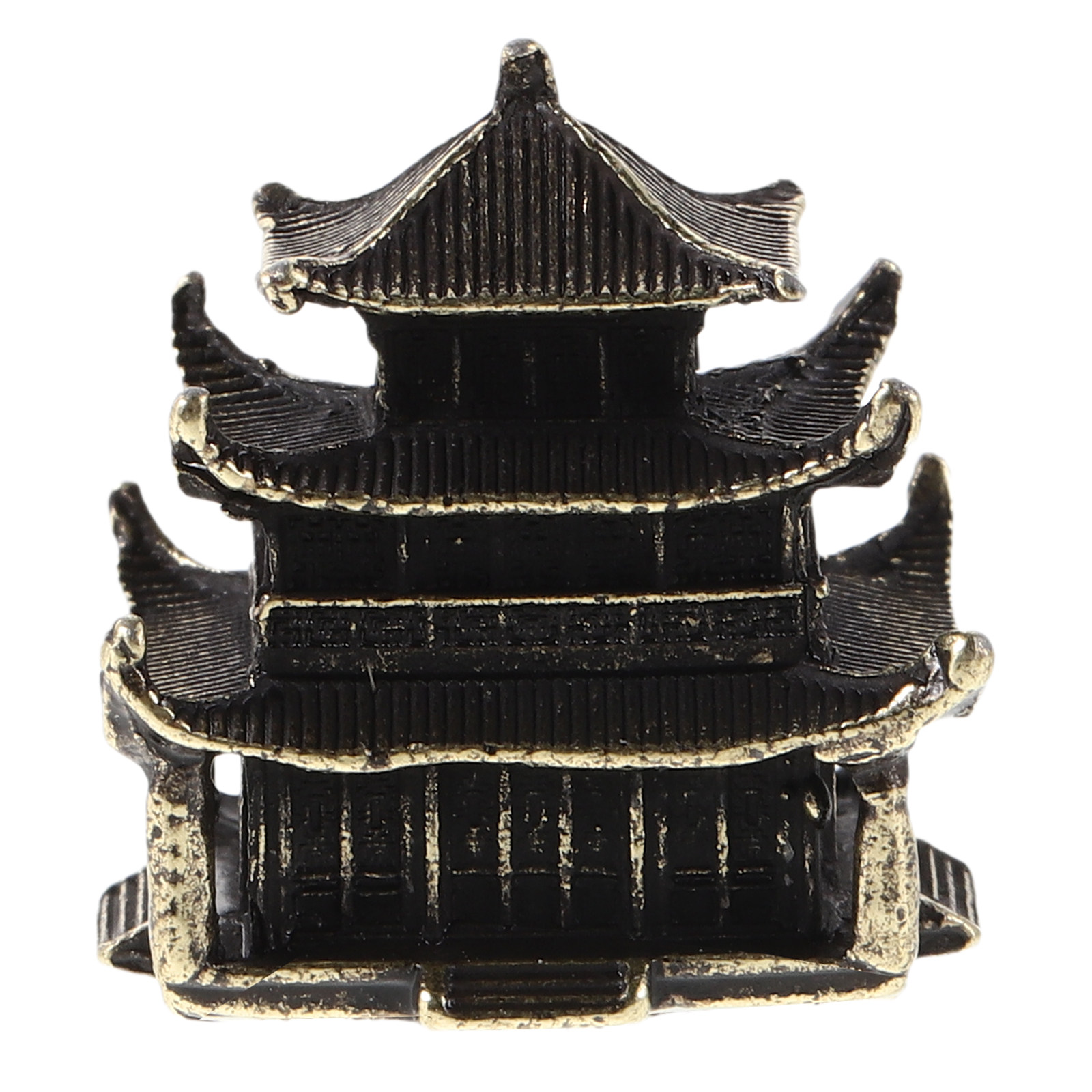 เจดีย์ทองเหลืองขนาดเล็ก รูปปั้ - Mini Bonsai Zen Garden บทวิจารณ์และราคา