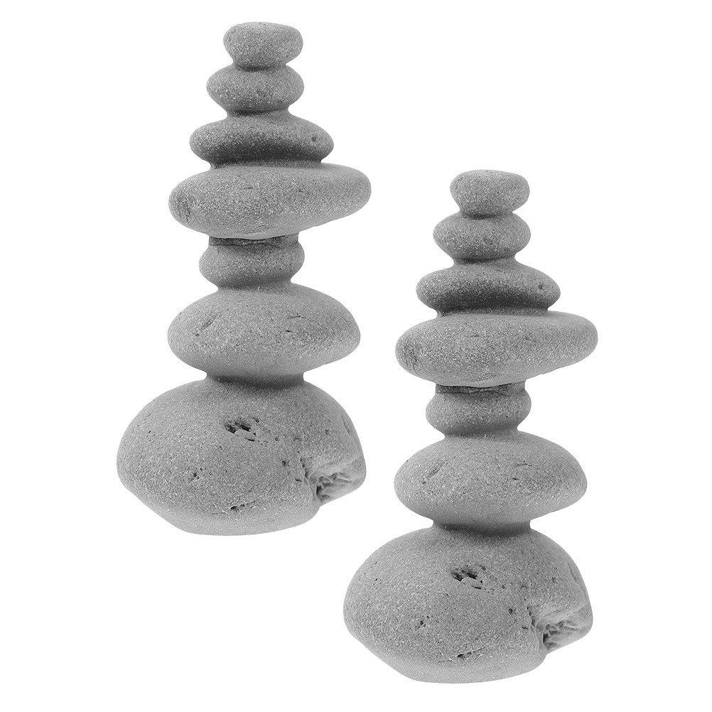 2 ชิ้น หินจำลองสำหรับบอนไซ ของ - Mini Bonsai Zen Garden บทวิจารณ์และราคา