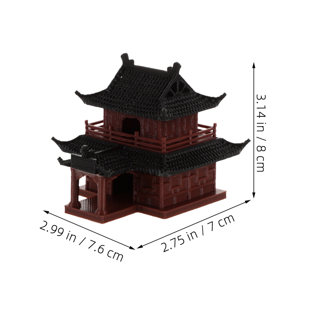 เจดีย์จิ๋ว ศาลาโบราณ ประติมากร - Mini Bonsai Zen Garden บทวิจารณ์และราคา