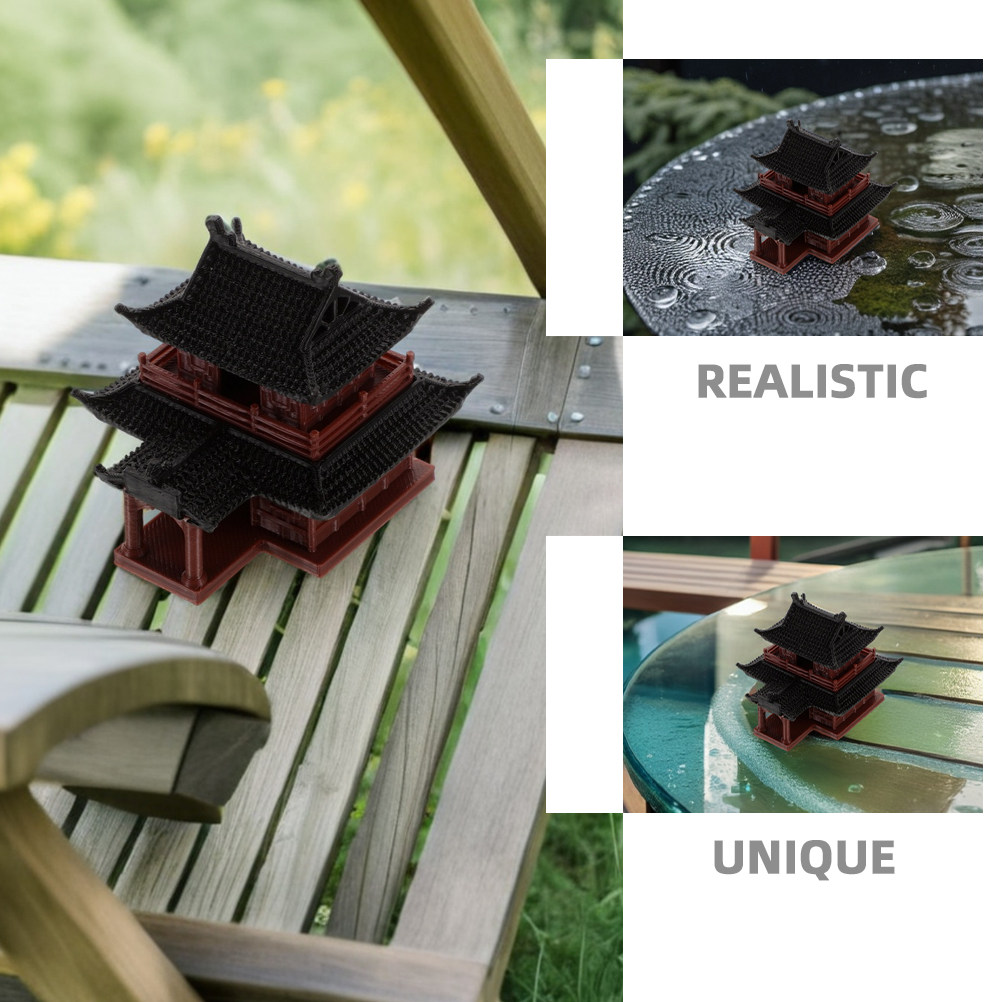 เจดีย์จิ๋ว ศาลาโบราณ ประติมากร - Mini Bonsai Zen Garden บทวิจารณ์และราคา