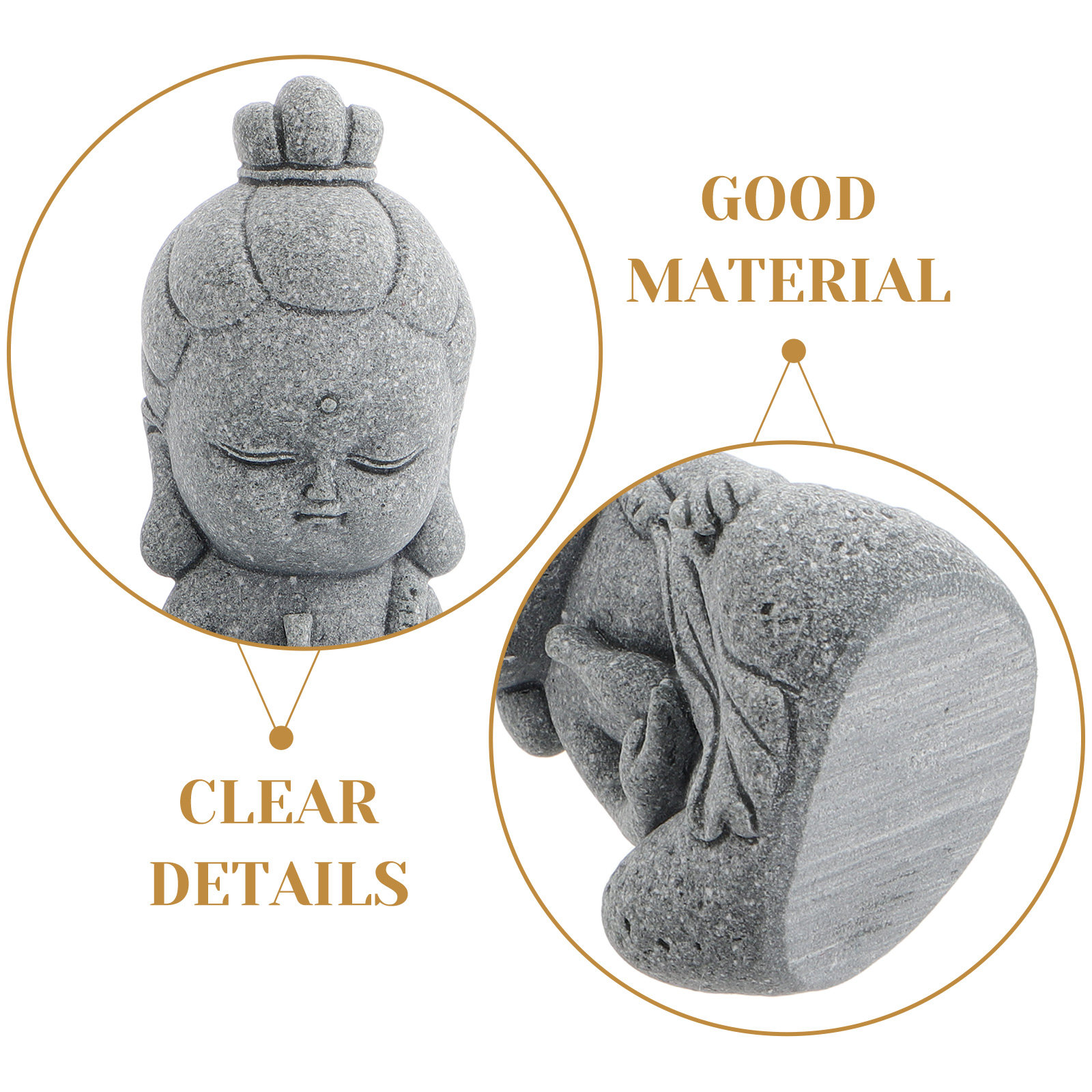รูปปั้นพระโพธิสัตว์กวนอิมหินขน - Mini Bonsai Zen Garden บทวิจารณ์และราคา