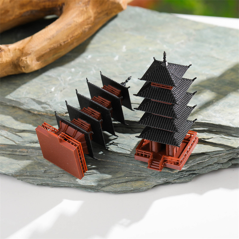 1 ชิ้น รูปปั้นเจดีย์ขนาดเล็ก แ - Mini Bonsai Zen Garden บทวิจารณ์และราคา