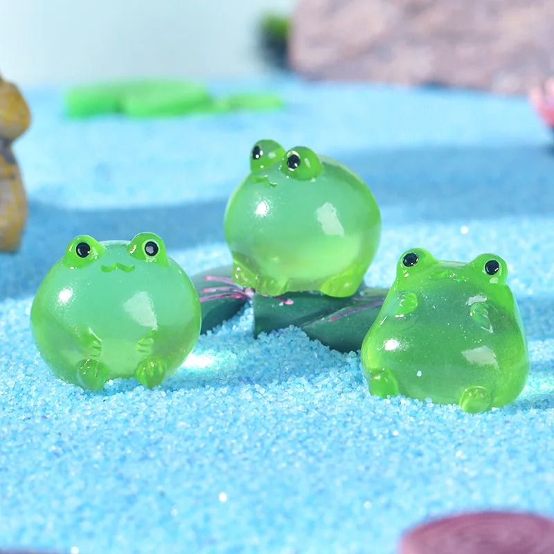 ตุ๊กตากบเรืองแสงสีเขียว 10/20/ - Bonsai Garden Miniature บทวิจารณ์และราคา