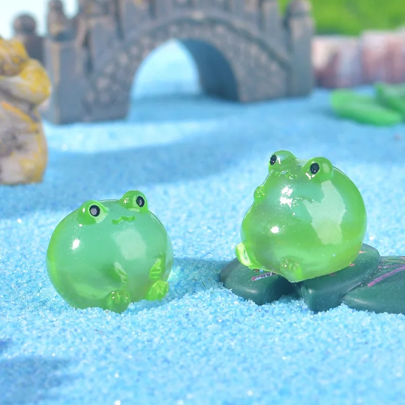 ตุ๊กตากบเรืองแสงสีเขียว 10/20/ - Bonsai Garden Miniature บทวิจารณ์และราคา