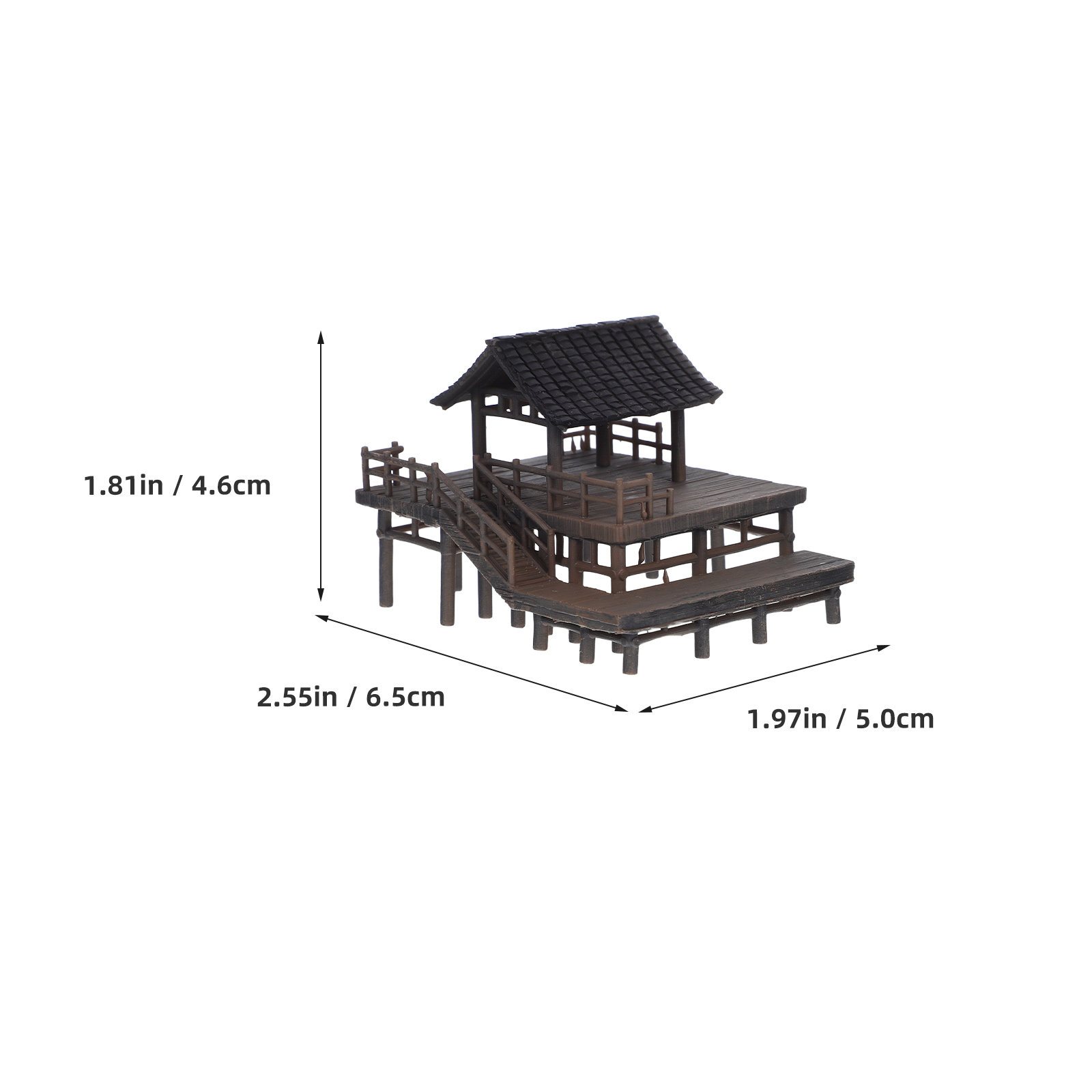 ศาลาจิ๋ว ตกแต่งตู้ปลา ไม้ประดั - Mini Bonsai Zen Garden บทวิจารณ์และราคา