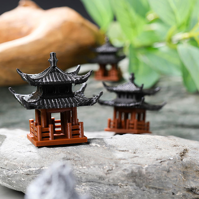 มินิเจดีย์รูปปั้น Fairy Garden - Mini Bonsai Zen Garden บทวิจารณ์และราคา